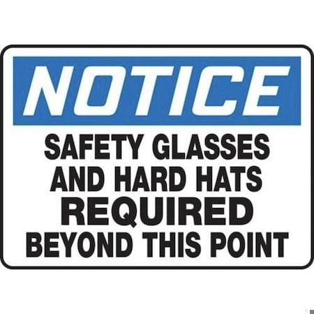 Accuform OSHA NOTICE SAFETY SIGN SAFETY MPPE830VS MPPE830VS